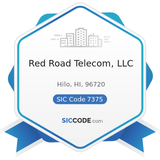 Red Road Telecom, LLC - SIC Code 7375 - Information Retrieval Services