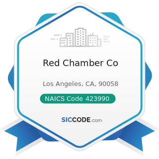Red Chamber Co - NAICS Code 423990 - Other Miscellaneous Durable Goods Merchant Wholesalers