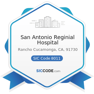 San Antonio Reginial Hospital - SIC Code 8011 - Offices and Clinics of Doctors of Medicine