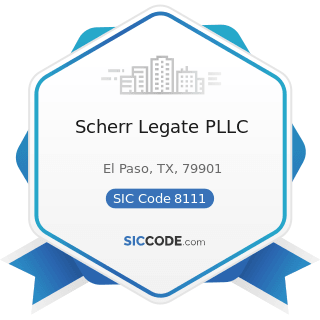 Scherr Legate PLLC - SIC Code 8111 - Legal Services