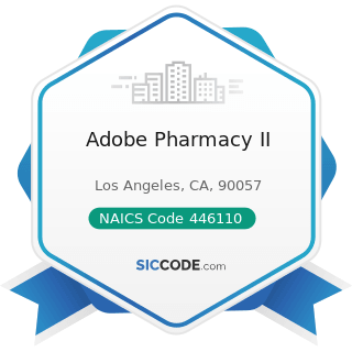 Adobe Pharmacy II - NAICS Code 446110 - Pharmacies and Drug Stores
