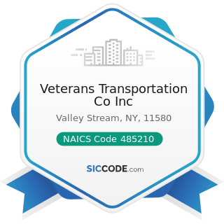 Veterans Transportation Co Inc - NAICS Code 485210 - Interurban and Rural Bus Transportation