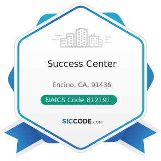 Success Center - NAICS Code 812191 - Diet and Weight Reducing Centers