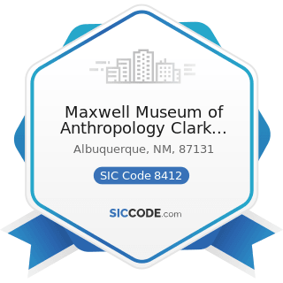 Maxwell Museum of Anthropology Clark Field Library And Archives - SIC Code 8412 - Museums and...
