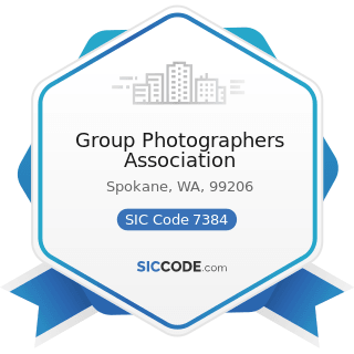 Group Photographers Association - SIC Code 7384 - Photofinishing Laboratories