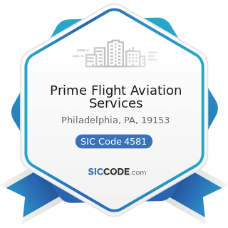 Prime Flight Aviation Services - SIC Code 4581 - Airports, Flying Fields, and Airport Terminal...