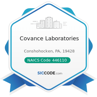 Covance Laboratories - NAICS Code 446110 - Pharmacies and Drug Stores