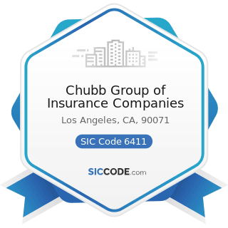 Chubb Group of Insurance Companies - SIC Code 6411 - Insurance Agents, Brokers and Service