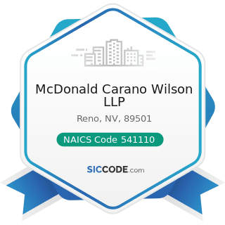 McDonald Carano Wilson LLP - NAICS Code 541110 - Offices of Lawyers