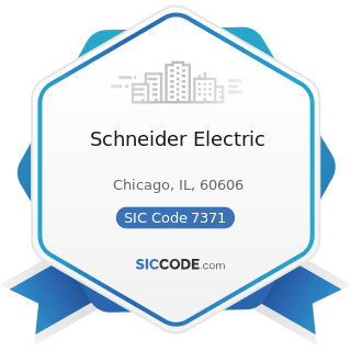 Schneider Electric - SIC Code 7371 - Computer Programming Services