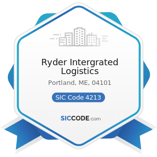 Ryder Intergrated Logistics - SIC Code 4213 - Trucking, except Local