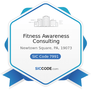 Fitness Awareness Consulting - SIC Code 7991 - Physical Fitness Facilities