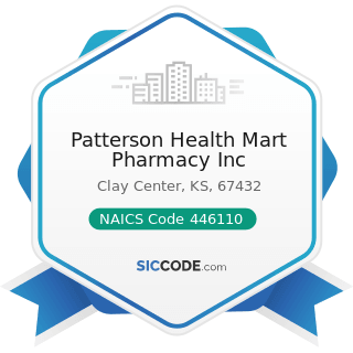 Patterson Health Mart Pharmacy Inc - NAICS Code 446110 - Pharmacies and Drug Stores