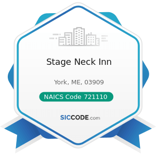 Stage Neck Inn - NAICS Code 721110 - Hotels (except Casino Hotels) and Motels