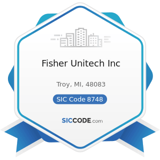 Fisher Unitech Inc - SIC Code 8748 - Business Consulting Services, Not Elsewhere Classified