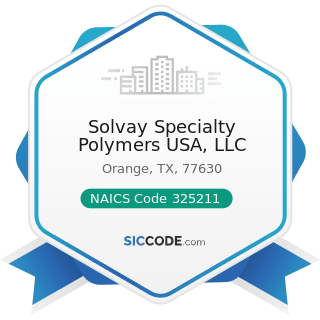 Solvay Specialty Polymers USA, LLC - NAICS Code 325211 - Plastics Material and Resin...