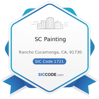 SC Painting - SIC Code 1721 - Painting and Paper Hanging