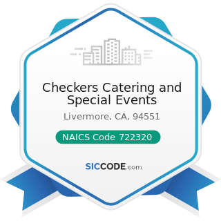 Checkers Catering and Special Events - NAICS Code 722320 - Caterers