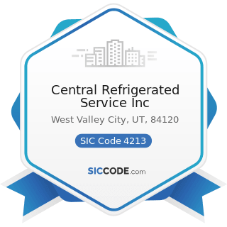 Central Refrigerated Service Inc - SIC Code 4213 - Trucking, except Local