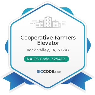 Cooperative Farmers Elevator - NAICS Code 325412 - Pharmaceutical Preparation Manufacturing