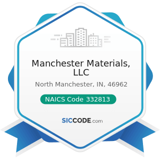 Manchester Materials, LLC - NAICS Code 332813 - Electroplating, Plating, Polishing, Anodizing,...