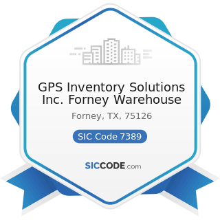 Gps Inventory Solutions Inc Forney Zip 75126