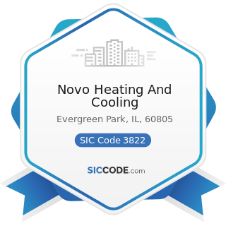 Novo Heating And Cooling - SIC Code 3822 - Automatic Controls for Regulating Residential and...