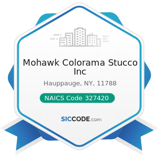 Mohawk Colorama Stucco Inc - NAICS Code 327420 - Gypsum Product Manufacturing