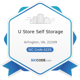 U Store Self Storage - SIC Code 4225 - General Warehousing and Storage