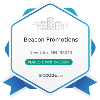 Beacon Promotions - NAICS Code 541890 - Other Services Related to Advertising