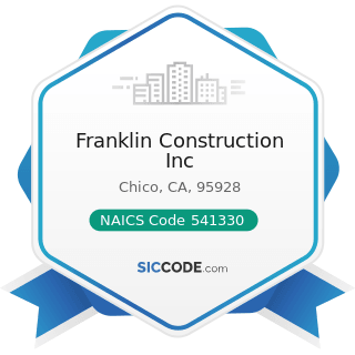 Franklin Construction Inc - NAICS Code 541330 - Engineering Services