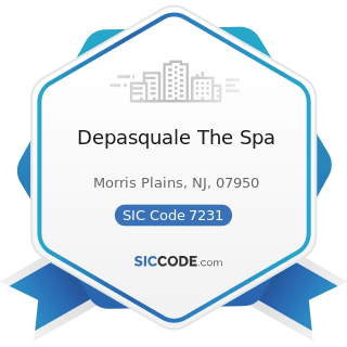 Depasquale The Spa - SIC Code 7231 - Beauty Shops