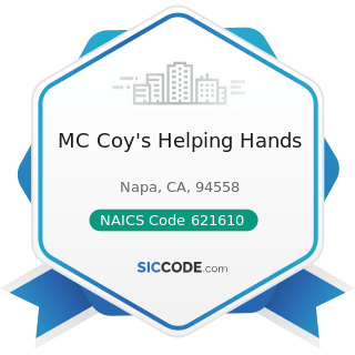 MC Coy's Helping Hands - NAICS Code 621610 - Home Health Care Services