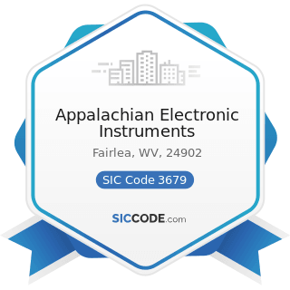 Appalachian Electronic Instruments - SIC Code 3679 - Electronic Components, Not Elsewhere...