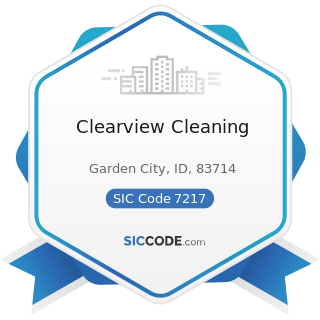 Clearview Cleaning - SIC Code 7217 - Carpet and Upholstery Cleaning