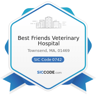Best Friends Veterinary Hospital - SIC Code 0742 - Veterinary Services for Animal Specialties