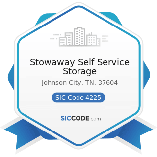 Stowaway Self Service Storage - SIC Code 4225 - General Warehousing and Storage