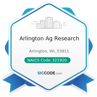 Arlington Ag Research - NAICS Code 321920 - Wood Container and Pallet Manufacturing
