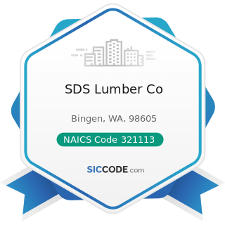 SDS Lumber Co - NAICS Code 321113 - Sawmills