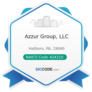Azzur Group, LLC - NAICS Code 424210 - Drugs and Druggists' Sundries Merchant Wholesalers