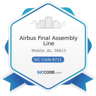 Airbus Final Assembly Line - SIC Code 8711 - Engineering Services