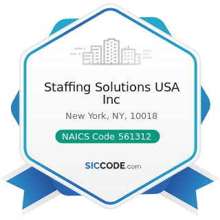 Staffing Solutions USA Inc - NAICS Code 561312 - Executive Search Services