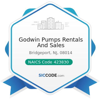 Godwin Pumps Rentals And Sales - NAICS Code 423830 - Industrial Machinery and Equipment Merchant...