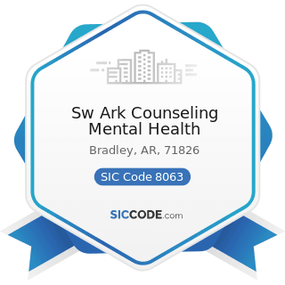 Sw Ark Counseling Mental Health - SIC Code 8063 - Psychiatric Hospitals