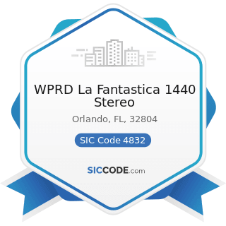 WPRD La Fantastica 1440 Stereo - SIC Code 4832 - Radio Broadcasting Stations
