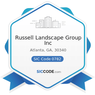 Russell Landscape Group Inc - SIC Code 0782 - Lawn and Garden Services