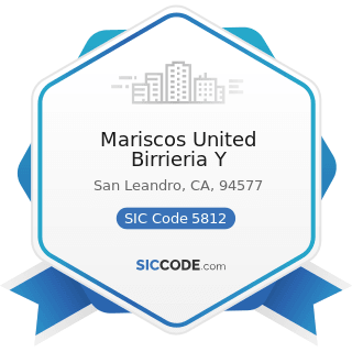 Mariscos United Birrieria Y - SIC Code 5812 - Eating Places