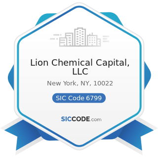 Lion Chemical Capital, LLC - SIC Code 6799 - Investors, Not Elsewhere Classified