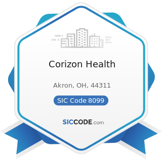 Corizon Health - SIC Code 8099 - Health and Allied Services, Not Elsewhere Classified