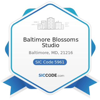 Baltimore Blossoms Studio - SIC Code 5961 - Catalog and Mail-Order Houses